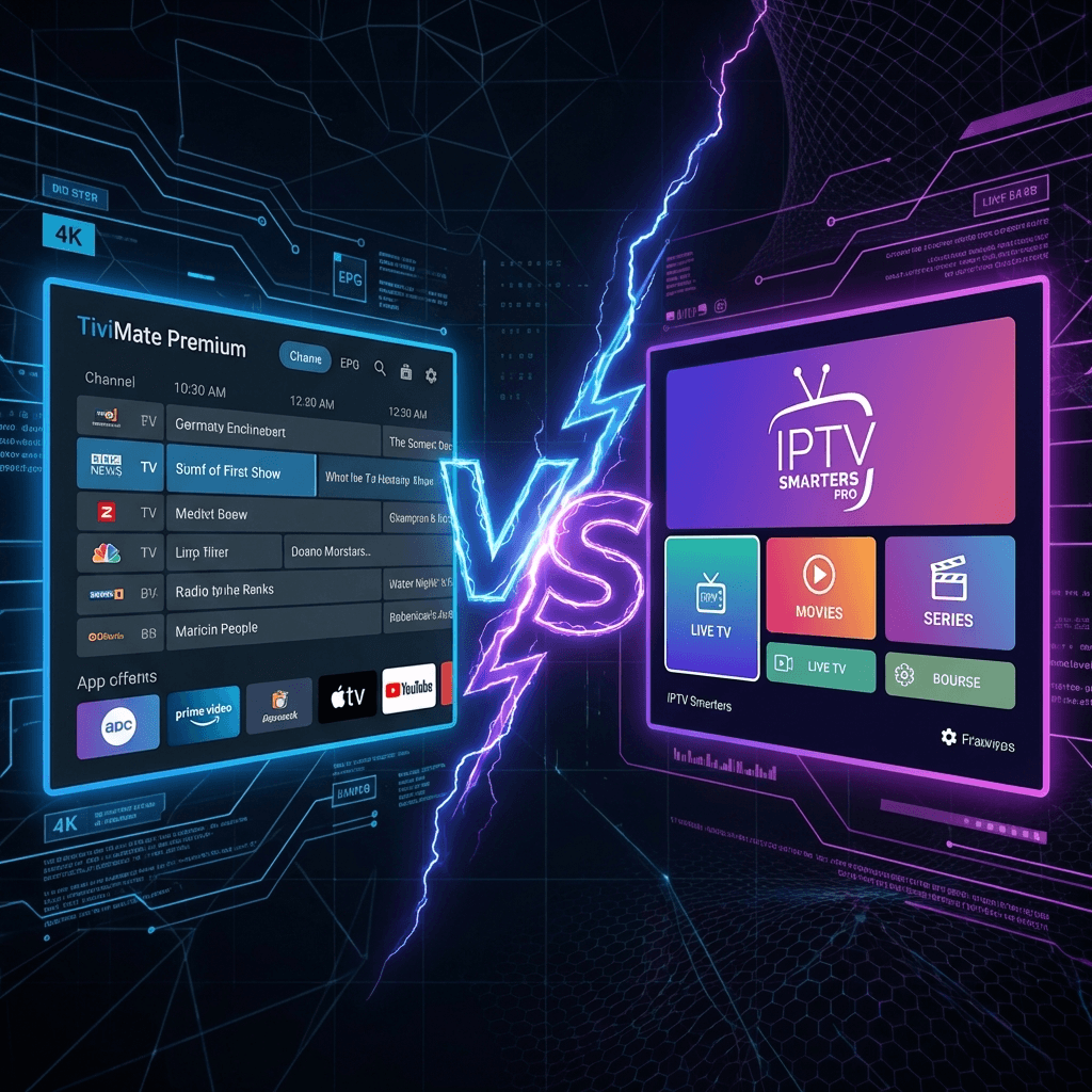 TiviMate vs IPTV Smarters: Complete 2026 Comparison